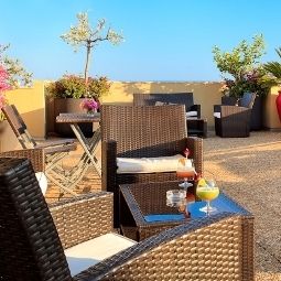 Terrasse Quality Hotel Mediterranee Fotos