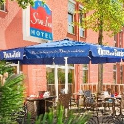 Терраса Star Inn Hotel Regensburg Zentrum Fotos