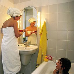 Bathroom Germania Hajo´s Hotel Garni Fotos