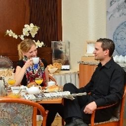 Sala de desayuno Frühlings-Hotel Fotos