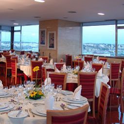 Sala colazione nel ristorante Globo Fotos