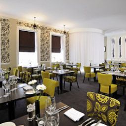 Salle du petit-déjeuner située dans le restaurant Mercure Southampton Centre Dolphin Fotos