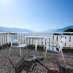 Терраса Hôtel du Léman Fotos