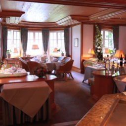 Sala colazione nel ristorante Wachtelhof Landhaus Fotos