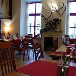Sala colazione nel ristorante Roter Hahn Fotos