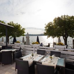 Terrasse Seehotel Leoni Fotos