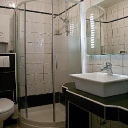 Camera da bagno Krug garni Hotel u.Appartment Fotos