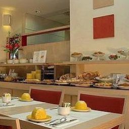 Sala colazione nel ristorante Idea Hotel Torino Mirafiori Fotos