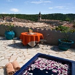 Terrasse Hostellerie le Castellas Chateaux et Hotels Collection Fotos