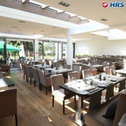 Sala colazione nel ristorante Golfhotel Vesper Fotos