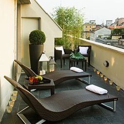 Terrasse Starhotels Ritz Fotos