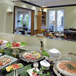 Sala śniadaniowa Top Hotel Krämer Komfort-Zimmer Fotos