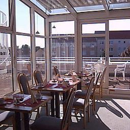Sala colazione nel ristorante Leipziger Land Fotos