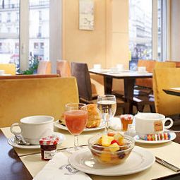 Salle du petit-déjeuner Londres et New York Fotos