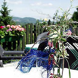 Terrasse Berghof Land-gut-Hotel Fotos