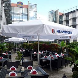 Terrasse Best Western Plaza Ditzingen Fotos