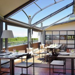 Salle du petit-déjeuner située dans le restaurant Sofitel Rome Villa Borghese Fotos
