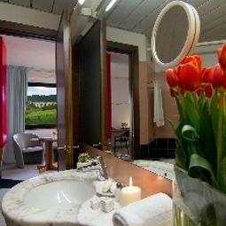 Badezimmer Albornoz Palace Hotel Spoleto Fotos