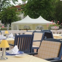 Terraza Best Western Der Lindenhof Fotos