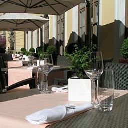 Terrasse Radisson Blu Gewandhaus Fotos