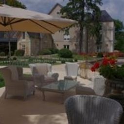 Terrasse Le Chateau du Clos de la Ribaudiere Chateaux & Hotels Collection Fotos