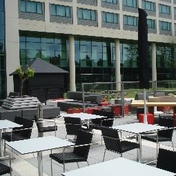 Terrasse Radisson Blu Hotel Amsterdam Airport Fotos