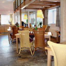 Salle du petit-déjeuner située dans le restaurant Hof von Bothmer Fotos
