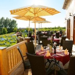Terrasse Robinson Club Fleesensee Fotos