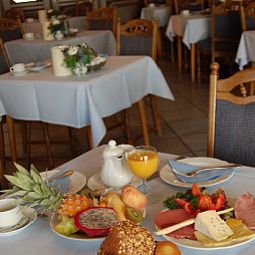 Salle du petit-déjeuner Lohmann Landhotel Fotos