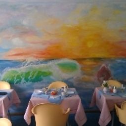 Frühstücksraum Regenbogen Fotos