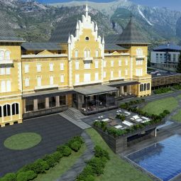 Außenansicht Billia Grand Hotel Fotos