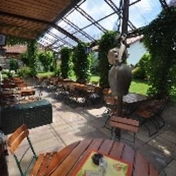 Terrasse Alpengasthof Ohlstadt Fotos