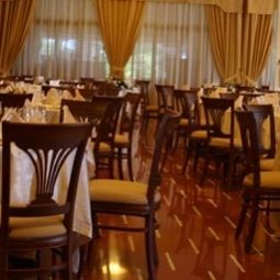 Salle du petit-déjeuner située dans le restaurant La Bussola Hotel Tropea Calabria Fotos