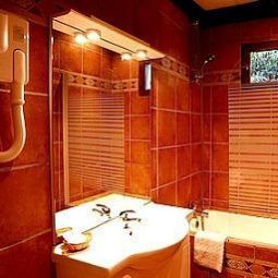 Camera da bagno Les Cedres Logis Fotos