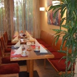 Salle du petit-déjeuner située dans le restaurant Cristobal Fotos