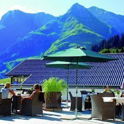 Terrasse Steffisalp Sporthotel Fotos