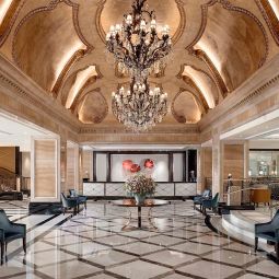 Фасад The Langham Hong Kong Fotos
