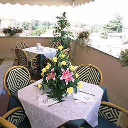 Salle du petit-déjeuner Villa Morgagni Fotos