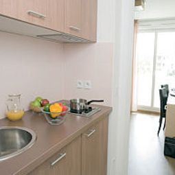 Кухня Park & Suites Elegance Toulouse Purpan Résidence de Tourisme Fotos