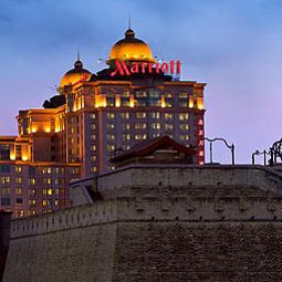 Vista esterna Beijing Marriott Hotel City Wall Fotos
