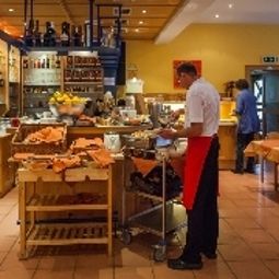 Sala śniadaniowa w restauracji Sporthotel Dachstein West Fotos