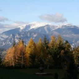 Widok z hotelu Hubertushof Gasthof Fotos