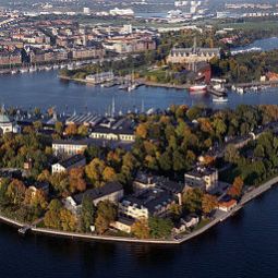 Vue extérieure Skeppsholmen Fotos