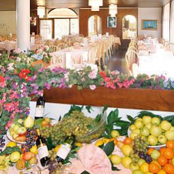 Salle du petit-déjeuner située dans le restaurant Malcesine Fotos