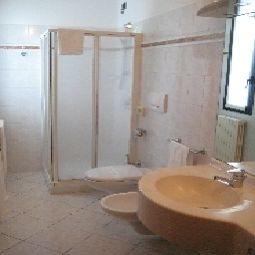 Camera da bagno Arosio Hotel Fotos