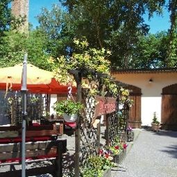Терраса Heideperle Pension Fotos