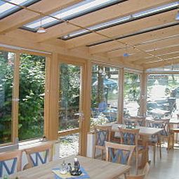 Sala colazione nel ristorante Sonne Berggasthof Fotos