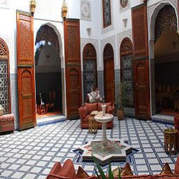 Vista all'interno Riad La Perle De La Médina Fotos
