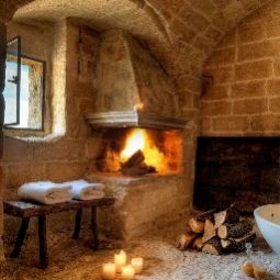 Ванная Sextantio Albergo Diffuso Le Grotte della Civita Fotos