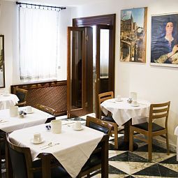Sala colazione nel ristorante Raffaello Fotos